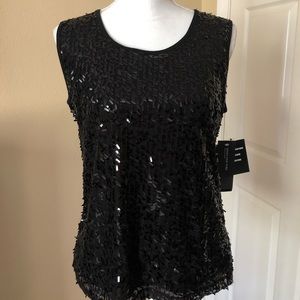 Evening sleeveless top